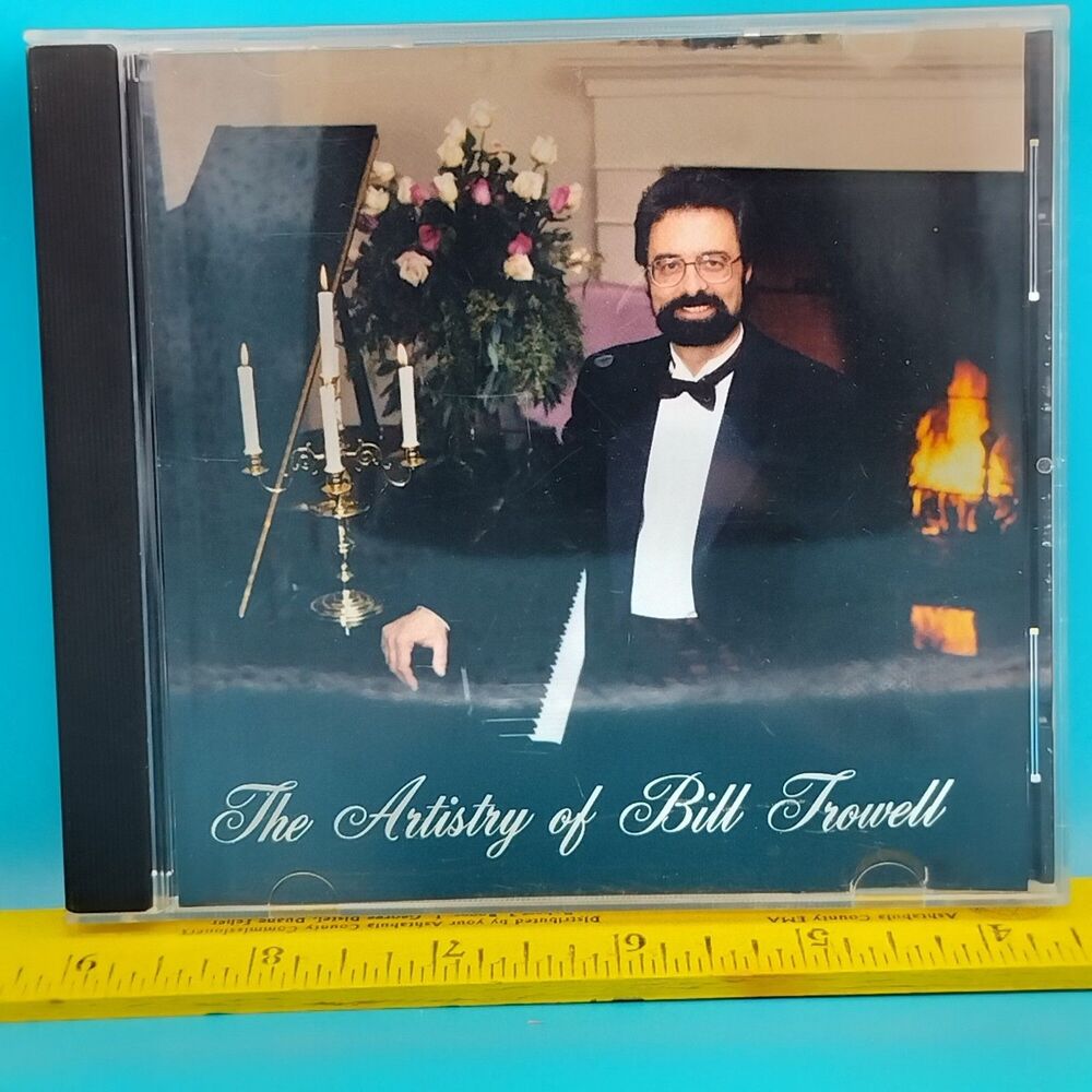 Bill Trowell The Artistry Of CD Album 2002 Piano Easy Listening Rare